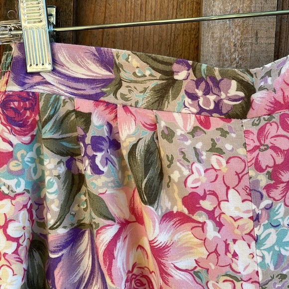 Vintage culottes Floral - Picture 3 of 8